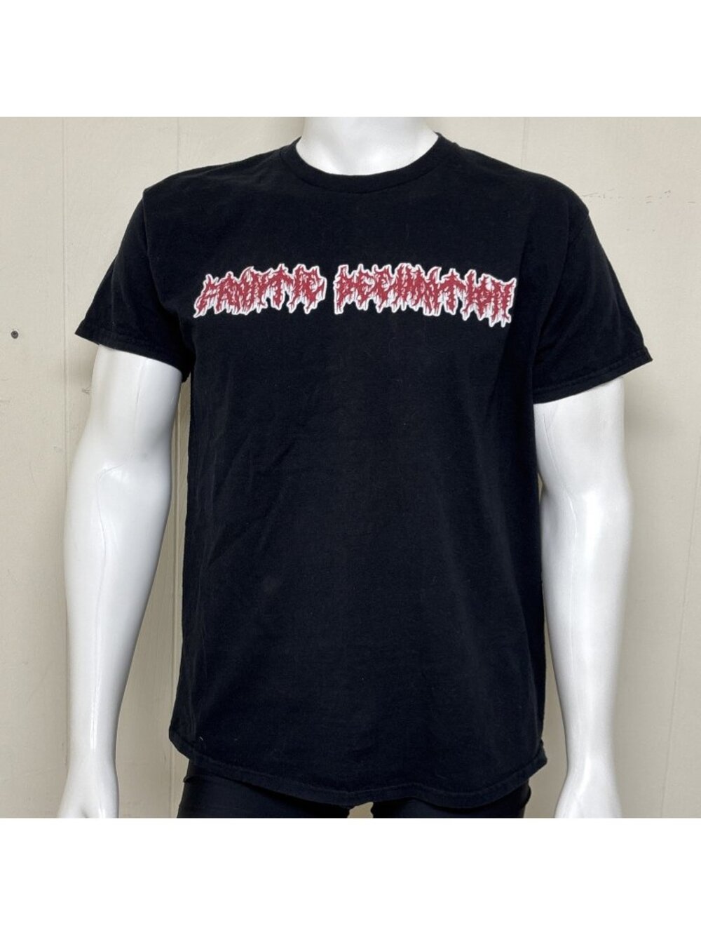 Frantic Decimation Shirt Mens L Black Swedish Death Metal Concert Tee Cotton